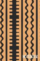 Notebook: Wide Ruled Composition Notebook: Africa Inspired Print 1070506990 Book Cover