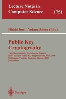 Public Key Cryptography 3540669671 Book Cover