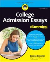 College Admission Essays For Dummies (For Dummies 1119828333 Book Cover
