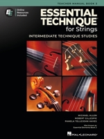 Essential Technique for Strings - Teacher Manual 3 with Online Resources B0F4W9RLSY Book Cover