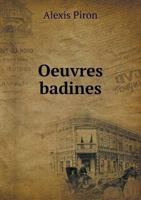 Oeuvres Badines 1247078124 Book Cover