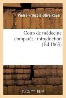 Cours de Médecine Comparée: Introduction 2016143789 Book Cover
