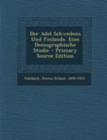Der Adel Schwedens Und Finlands. Eine Demographische Studie 1168115442 Book Cover