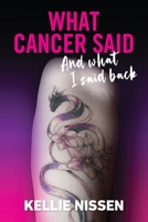 What Cancer Said: And what I said back 064580102X Book Cover