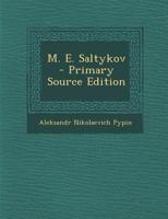 M. E. Saltykov 1144205794 Book Cover