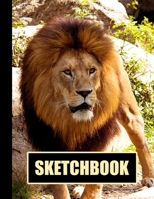 Sketchbook: Lion Cover Design White Paper 120 Blank Unlined Pages 8.5 X 11 Matte Finished Soft Cover 1706217692 Book Cover
