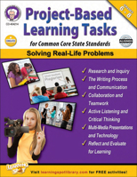 Project-Based Learning Tasks for Common Core State Standards , Grades 6 - 8 1622234634 Book Cover