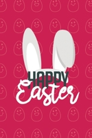 Happy Easter II Notebook, Blank Write-in Journal, Dotted Lines, Wide Ruled, Medium (A5) 6 x 9 In (Pink) 171441633X Book Cover