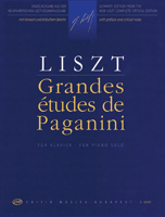 Grandes études de Paganini S.141 - For Solo Piano (1851) 1480305022 Book Cover