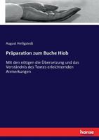 Präparation zum Buche Hiob (German Edition) 374365914X Book Cover