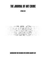 The Journal of Art Crime: Spring 2017 (Volume 17) 1547173289 Book Cover