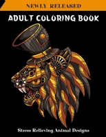 Adult Coloring Book Stress Relieving Animal Designs: Coloring Book For Adults Mandala Animals B08N3JG2BR Book Cover