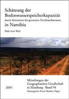 Schatzung Der Bodenwasserspeicherkapazitat Durch Simulation Der Genutzten Dornbuschsavanne in Namibias 3515083545 Book Cover