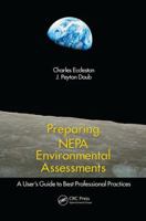 Preparing Nepa Environmental Assessments: A User's Guide to Best Professional Practices 1138075051 Book Cover