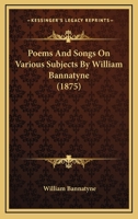 Poems and Songs on Various Subjects 1437073689 Book Cover
