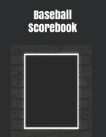 Baseball Scorebook: The best Record Keeping Book for Baseball Teams and Fans at Any scale 110 pages 8,5 x11 inches 1654680974 Book Cover