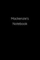 Mackenzie's Notebook: Notebook / Journal / Diary - 6 x 9 inches (15,24 x 22,86 cm), 150 pages. 1691181994 Book Cover