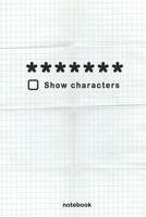 Show characters: A Premium Journal And Logbook To Protect Usernames and Passwords 1658091302 Book Cover