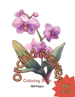 Orchid flower Coloring Book B0CV819BYG Book Cover