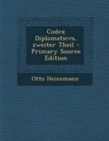 Codex Diplomaticvs, zweiter Theil 0341364002 Book Cover