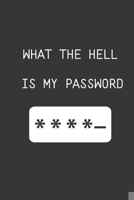 What The Hell Is My Password: Website Password Logbook Organizer and Tracker | Secret Santa Gift Exchange Idea |  Funny White Elephant Gag Gift | How To Keep a Password Journal 1675918198 Book Cover