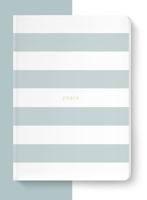 Spirit Stationery Striped A5 Notebook: Dusty Blue 0281079803 Book Cover