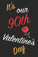 It's Our 90th Valentine's Day: Questions About Me, You and our Relationship | Questions to Grow your Relationship | Valentine's Day Gift Book for Couples, Wife, Husband, Girlfriend and Boyfriend 1658182790 Book Cover
