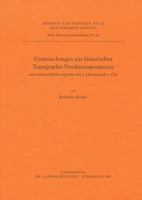 Untersuchungen Zur Historischen Topographie Nordmesopotamiens : Nach Keilschriftlichen Quellen D. 1. Jahrtausends V. Chr 3882260238 Book Cover
