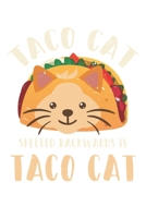 Taco Cat Spelled Backwards Is Taco Cat: Dot Grid Taco Cat Spelled Backwards Is Taco Cat / Journal Gift - Large ( 6 x 9 inches ) - 120 Pages Softcover 1677377690 Book Cover