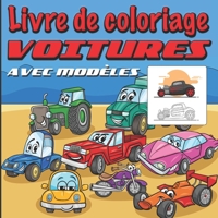 Livre de coloriage VOITURES: 20 voitures à colorier (modèles en couleur) - Cahier de coloriage enfant de 5 à 12 ans - Coloriage voitures de sport, B08NF32BRB Book Cover
