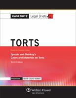 Torts: Epstein & Sharkey's Cases and Materials on Torts 1454808071 Book Cover