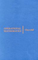 Operational Mathematics (Series: Modern Operational Mathematics in Engineering) 0070108706 Book Cover