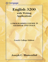 English 3200 with Writing Applications: A Programmed Course in Grammar and Usage (College Series) 0155227114 Book Cover