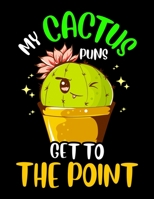 My Cactus Puns Get To The Point: My Cactus Puns Get To The Point Blank Sketchbook to Draw and Paint (110 Empty Pages, 8.5" x 11") 1713301431 Book Cover