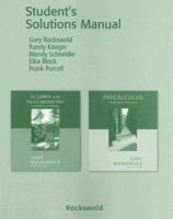 Student Solutions Manual for Algebra & Trigonometry with Modeling & Visualization and Precalculus with Modeling and Visualization 0321280741 Book Cover