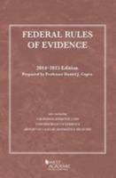 Capra's Federal Rules of Evidence, 2014-2015 with Evidence Map (Selected Statutes) 1628101253 Book Cover
