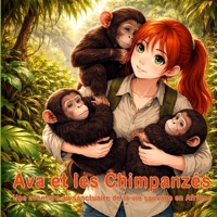Ava et les Chimpanzés: Une aventure au sanctuaire de la vie sauvage en Afrique (Les aventures d'Ava au secours des animaux) (French Edition) B0GWD16JSY Book Cover