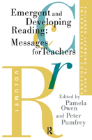 Emergent and Developing Reading: Messages for Teachers 0750703636 Book Cover