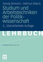 Studium Und Arbeitstechniken Der Politikwissenschaft 3531174223 Book Cover