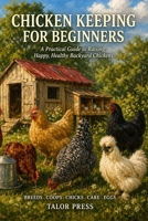 Chicken Keeping for Beginners: A Practical Guide to Raising Happy, Healthy Backyard Chickens: Everything You Need to Know About Breeds, Coops, Feeding, Egg Production, Health Care, and More B0GWZNCHJX Book Cover