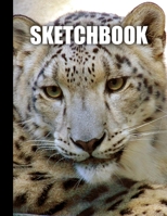Sketchbook: Leopard Cover Design White Paper 120 Blank Unlined Pages 8.5 X 11 Matte Finished Soft Cover 1705891403 Book Cover