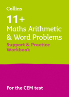 Collins 11+ – 11+ Maths Arithmetic and Word Problems Support and Practice Workbook: For the CEM 2021 tests 0008497427 Book Cover