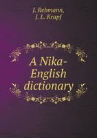 A Nika-English Dictionary 5518521073 Book Cover