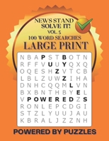 News Stand Solve It! Vol.5: 100 Word Searches Large Print B091F5QSMJ Book Cover