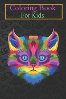 Coloring Book For Kids: Cat Cute Colorful Kitten Pop Art Style Idea -66niz Animal Coloring Book: For Kids Aged 3-8 (Fun Activities for Kids) B08HT9PW7P Book Cover