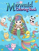 Mermaid Coloring Book: Mermaids -Coloring Book For Girls - More Than 35 Cute Illustrations For Kids B08KJW5X9B Book Cover