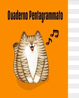 Quaderno Pentagrammato: Quaderno di musica pentagrammato - 60 pagine, 12 pentagrammi per pagina, Dimensione 20,32 x 25,4 cm. B0841SR3C2 Book Cover
