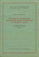 William of Newburgh's Explanatio Sacri Epithalamii in Matrem Sponsi: A Commentary of the Canticle of Canticles 3402135787 Book Cover