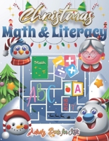 Christmas Math and Literacy Activity Book for Kids: Holiday Math and Reading Adventures (Spanish Edition) B0CKHBR7X2 Book Cover