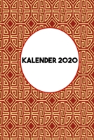 Kalender 2020 mit Kalenderwochen: 1 Woche über 2 Seiten (German Edition) 1674328796 Book Cover